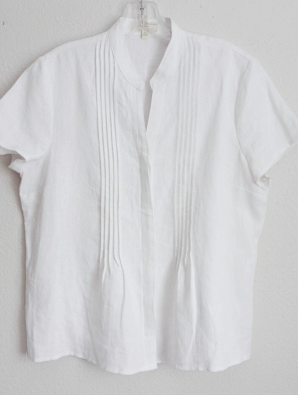Choices White Linen Skirtset Size Petite Large Lagenlook - Picture 2 of 13
